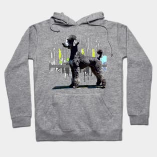 Bedlington Terrier Minimal Spray Painting Hoodie